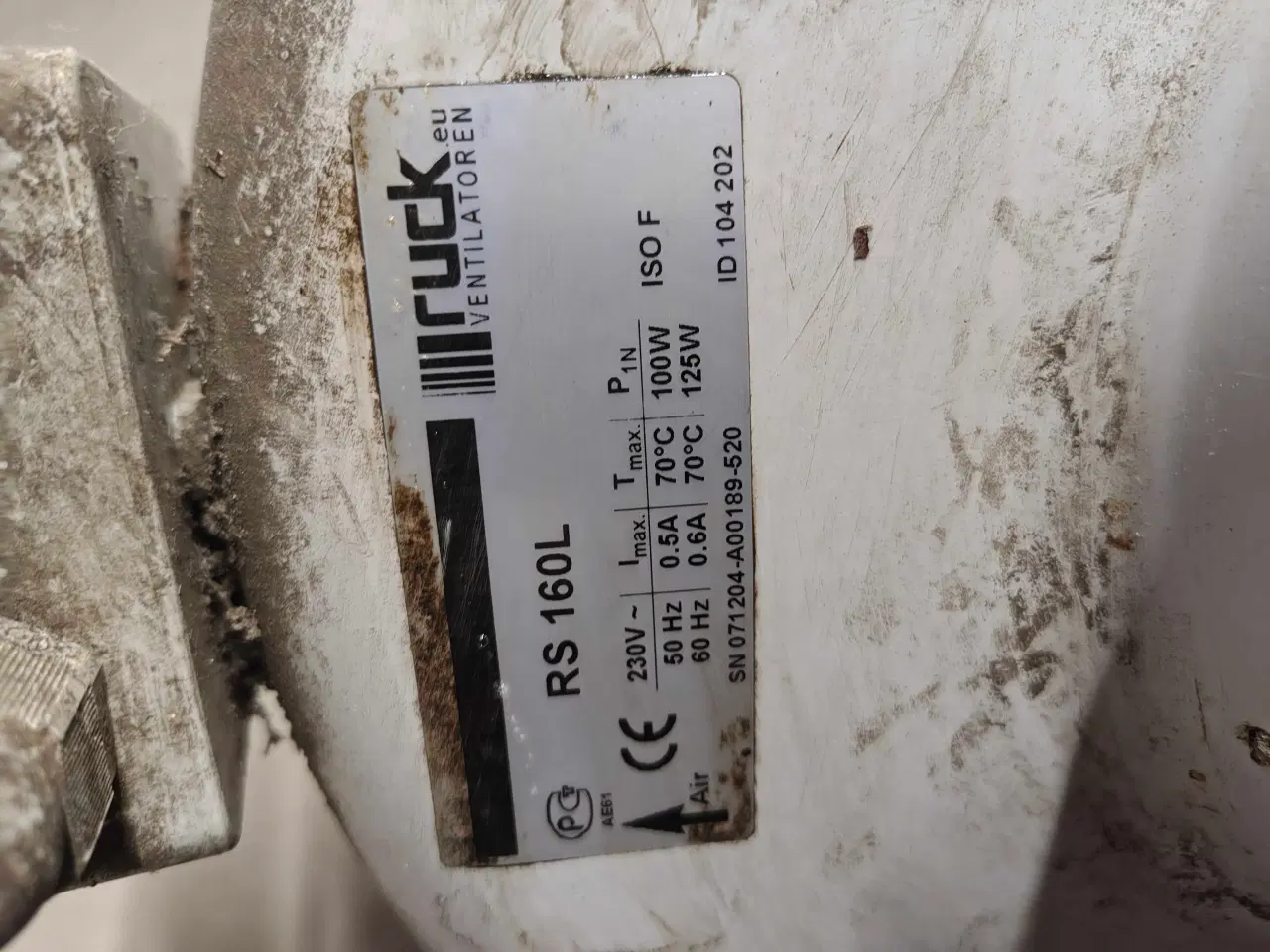 Billede 2 - Ventilation motor ø 160 mm