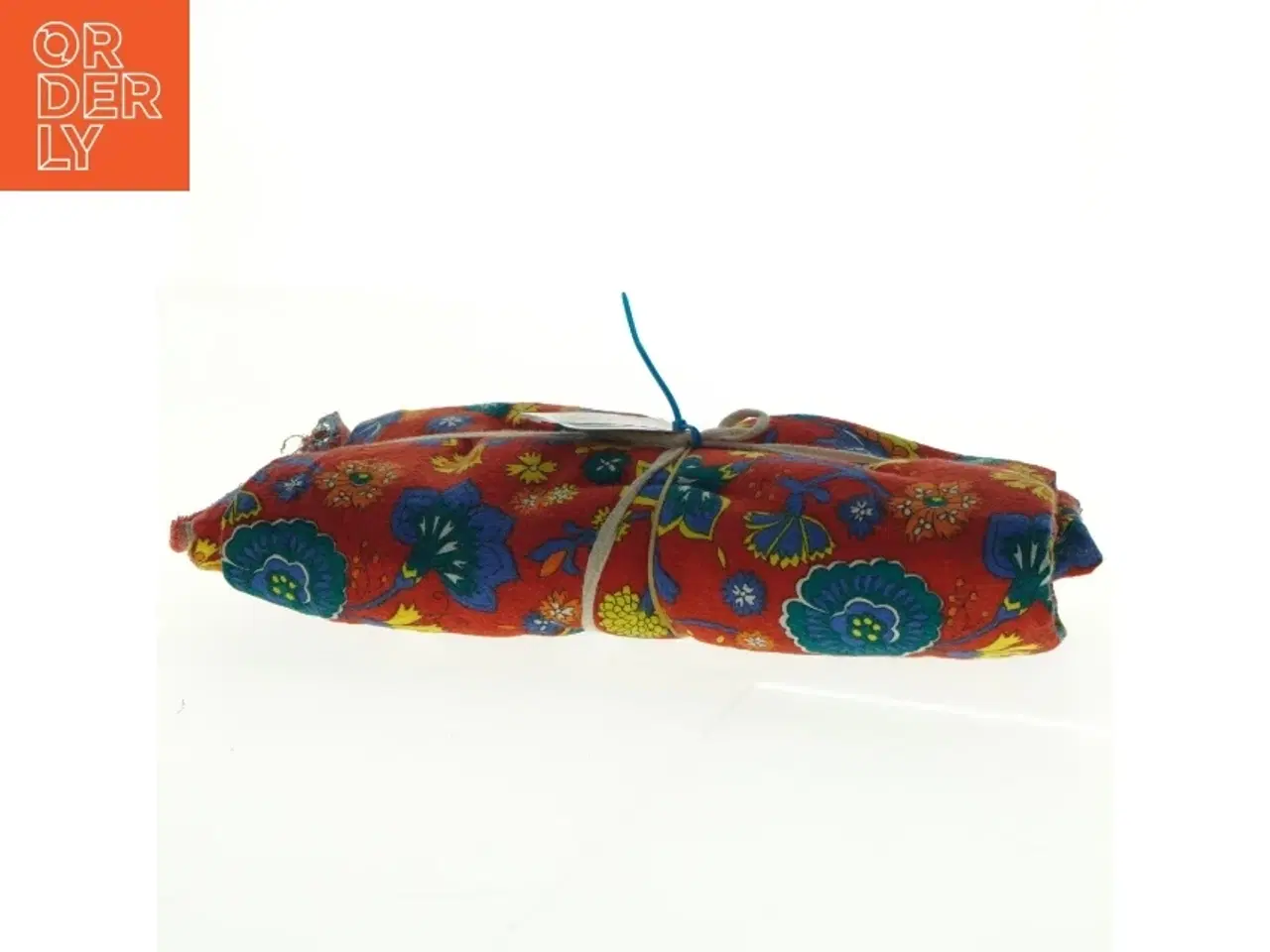 Billede 2 - Blomstret tekstil (str. 135 cm x 225 cm)