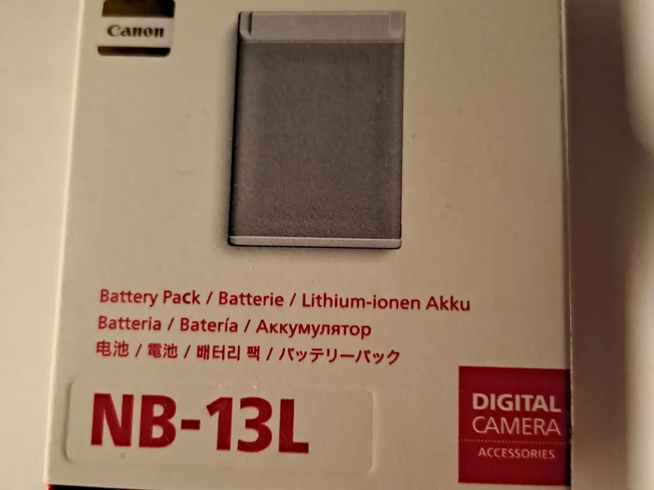 Billede 1 - Canon NB-13L batteri