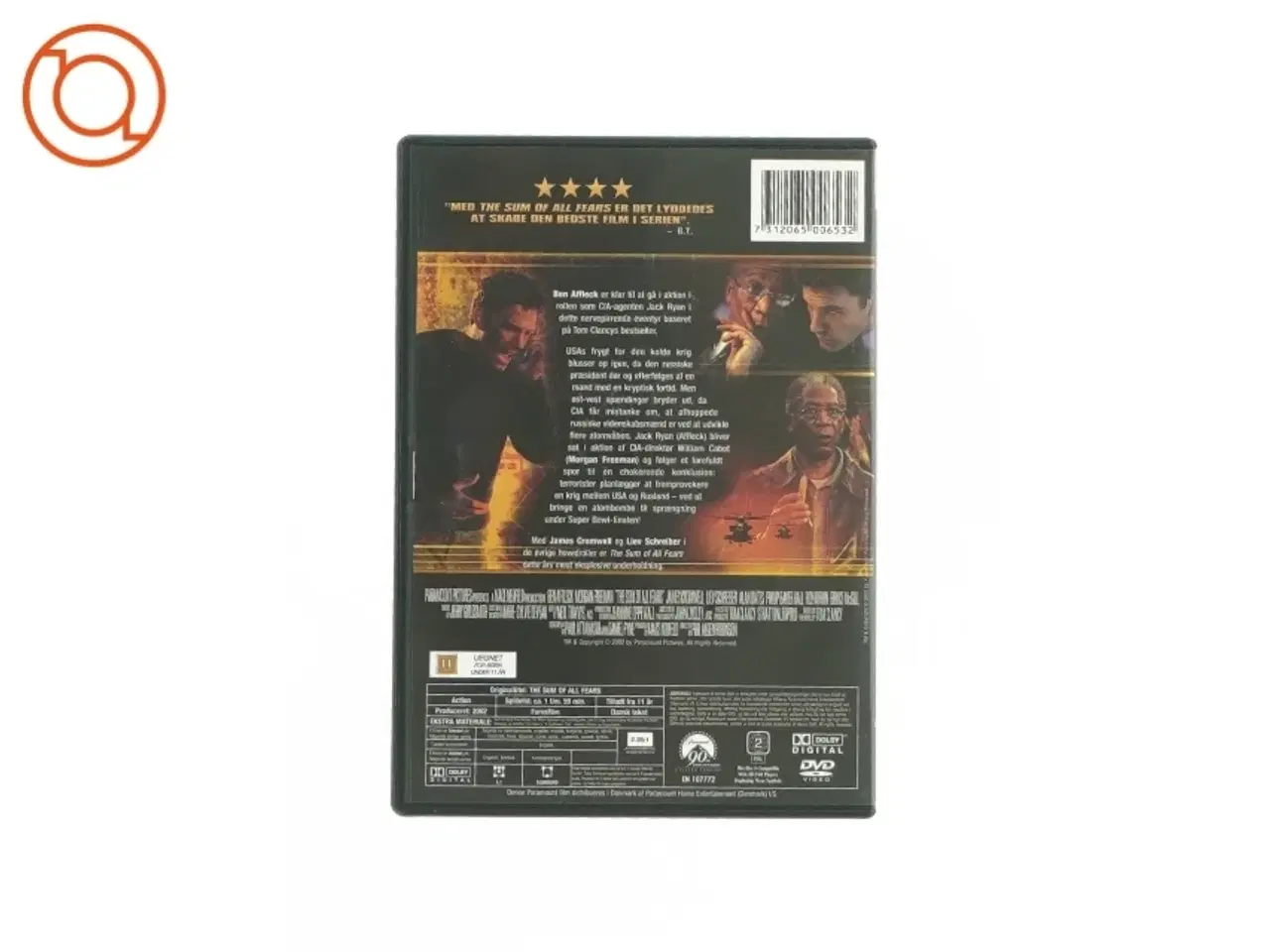 Billede 2 - The sum of all fears (DVD)