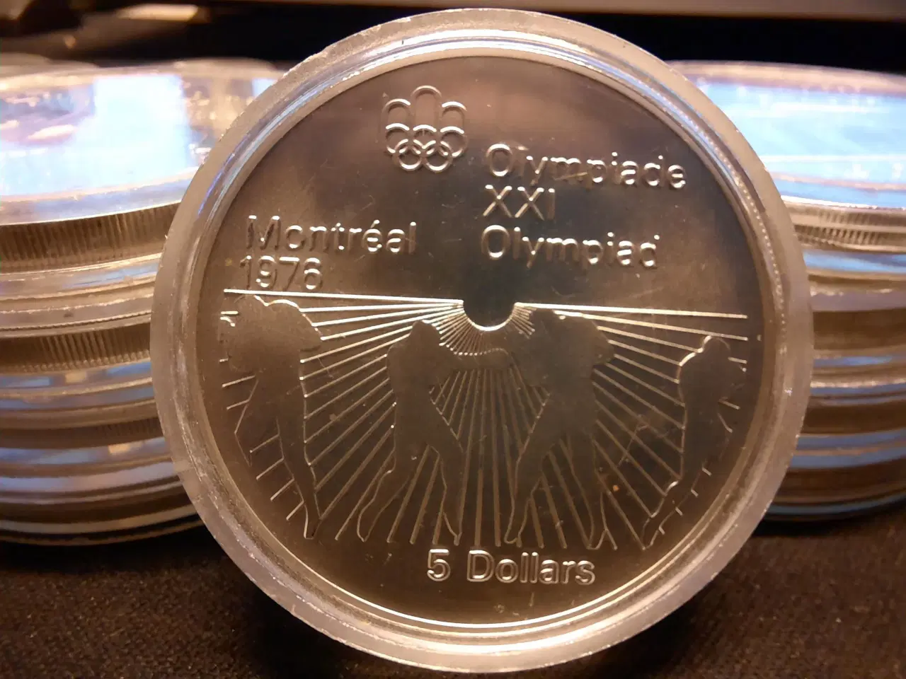 Billede 8 - Komplet Sæt 28 stk. $5 og $10 Sterling Sølvmønter