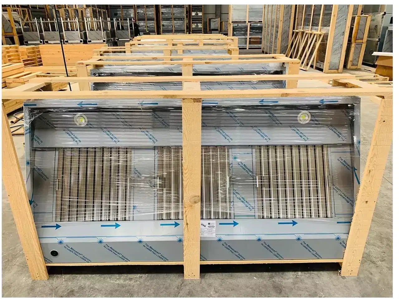 Billede 2 - Industriemfang med motor – 1200 x 950 x 520 mm