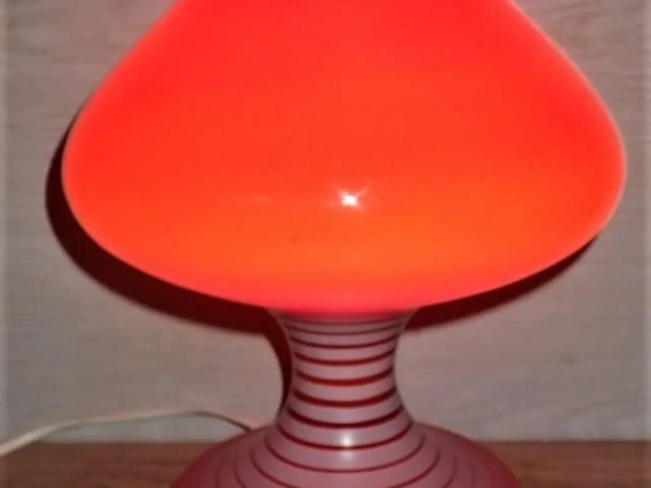 Billede 3 - Smuk design retro glaslampe af Stephan Tabery