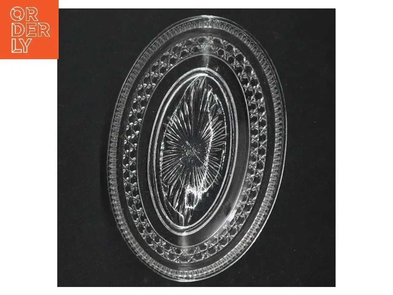 Billede 3 - Ovalt Glasfad (str. 17 x 11 cm)