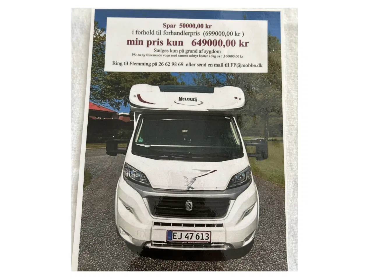 Billede 1 - Mc Louis 79G  2018 nedsat 50.000kr