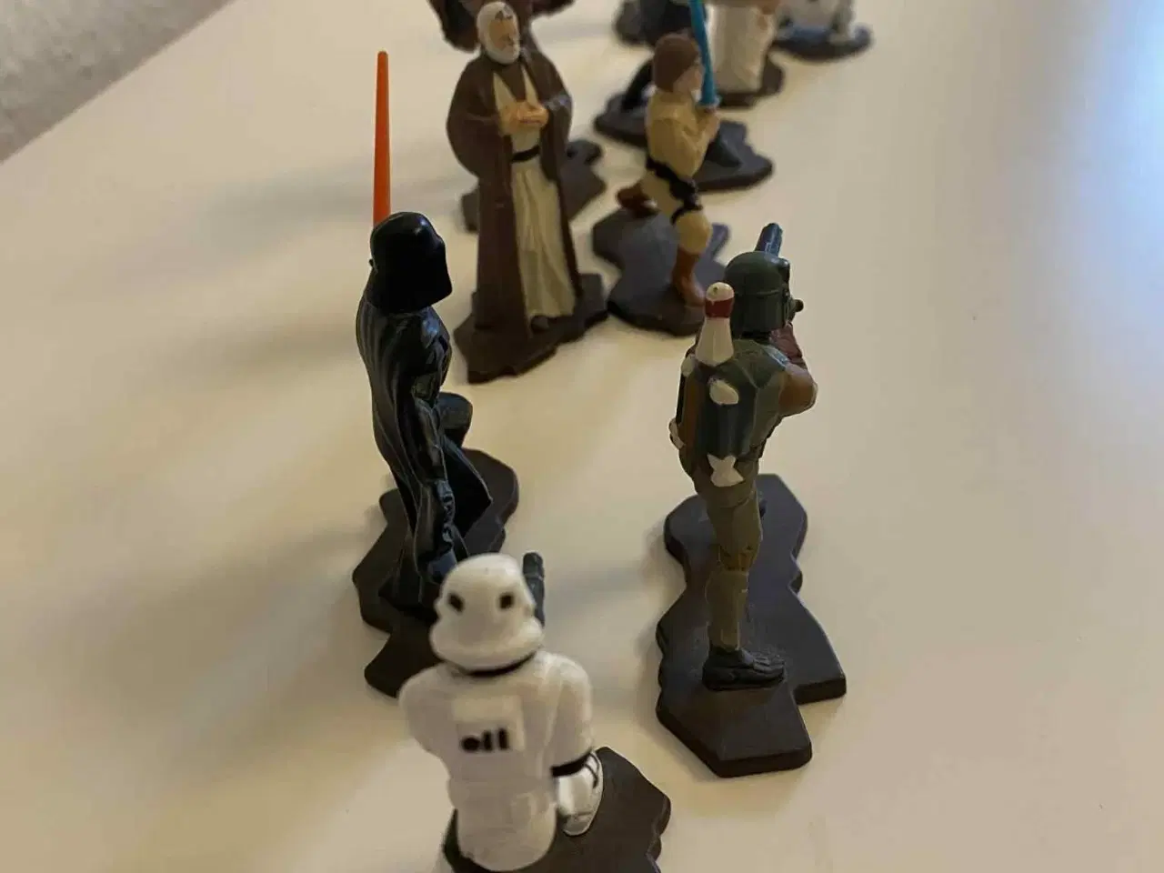 Billede 4 - Star Wars støbte metal samlerfigurer 1994 Lot