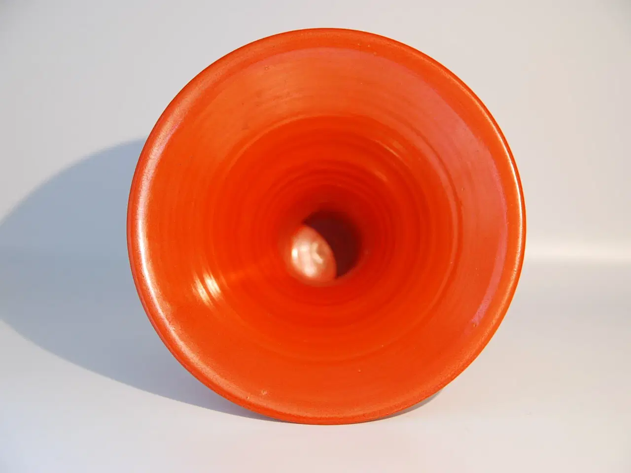 Billede 3 - Orange vase fra Lindelse Keramik 