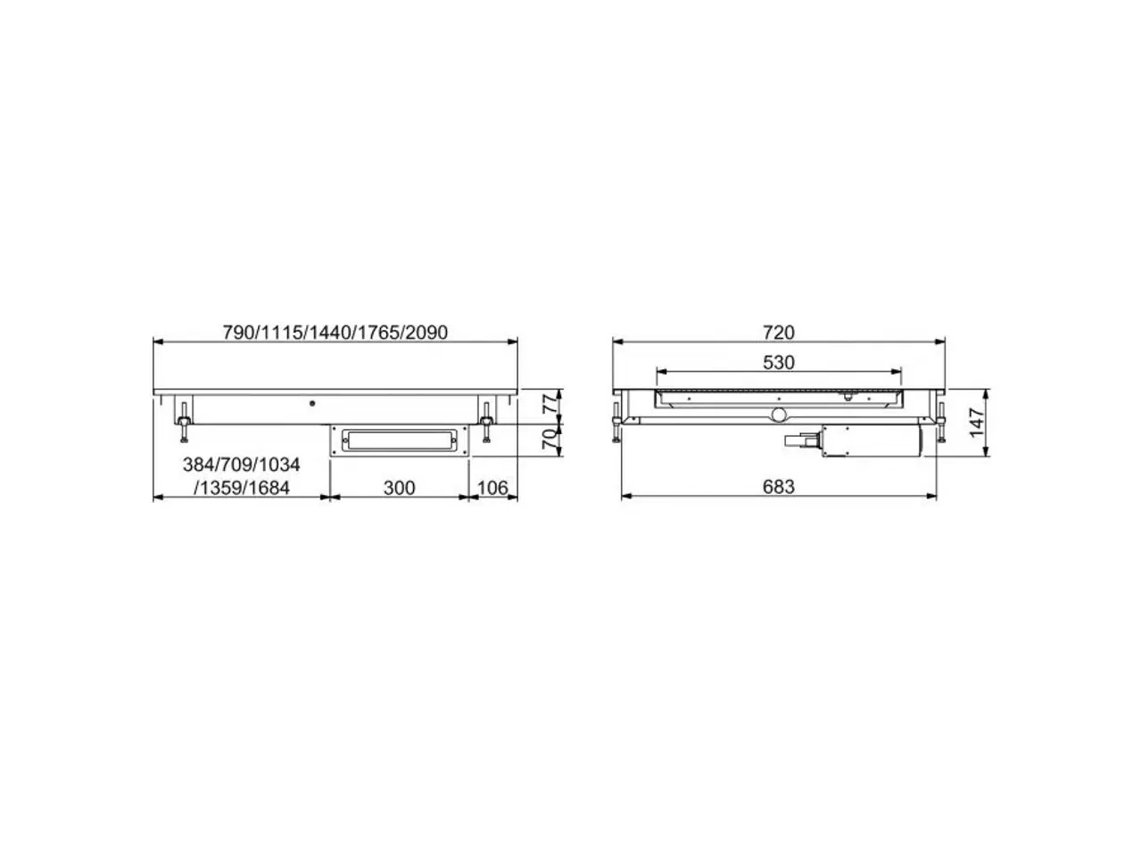 Billede 2 - Varmeplade – 1115x720x147 mm - 230 V