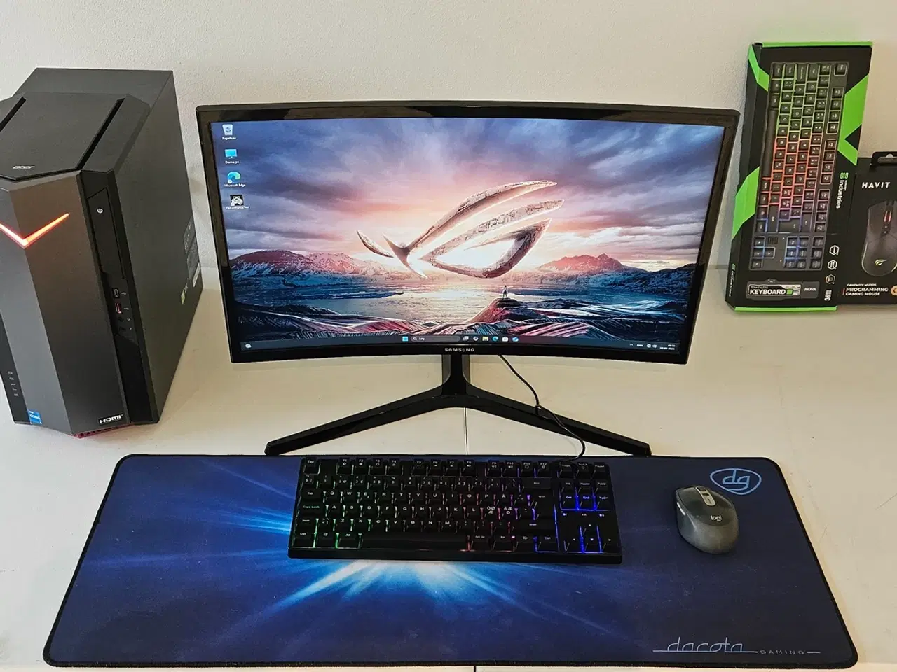 Billede 4 - RTX 3060 Ti Gamer Pc+24" Gamer skærm