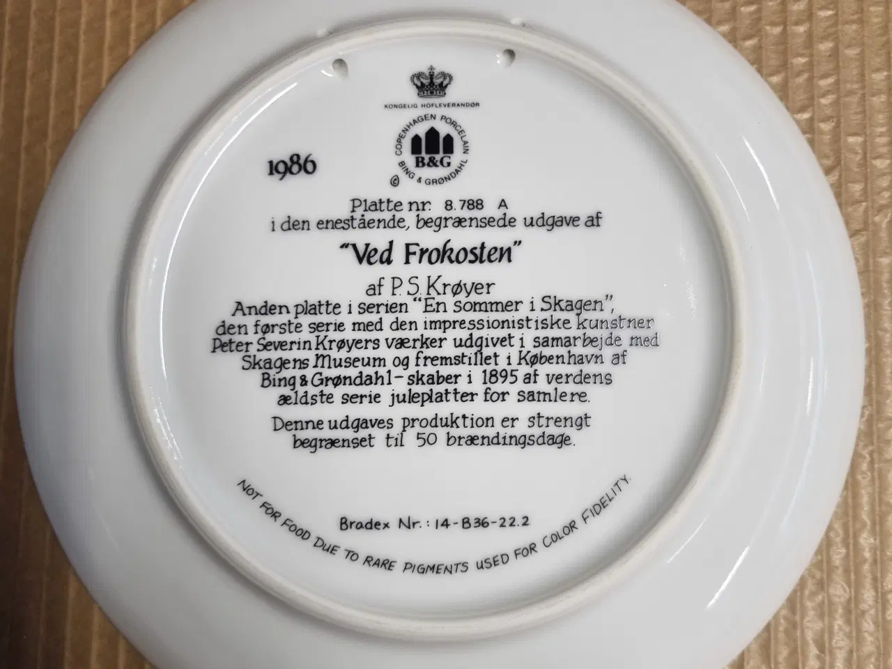 Billede 9 - Skagen platter, 8stk, fejlfri