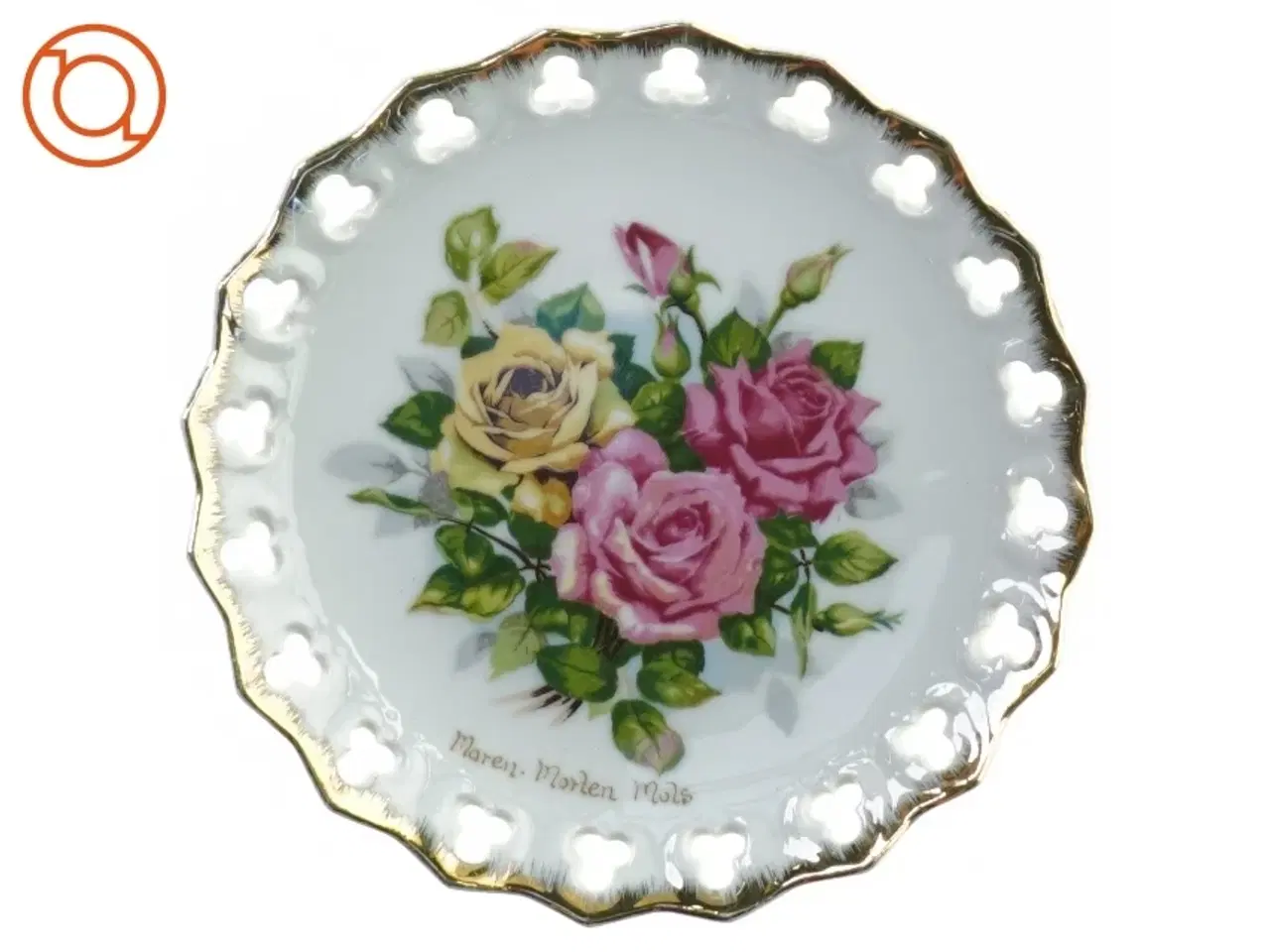 Billede 1 - Tallerken til ophæng (str. 20 cm)