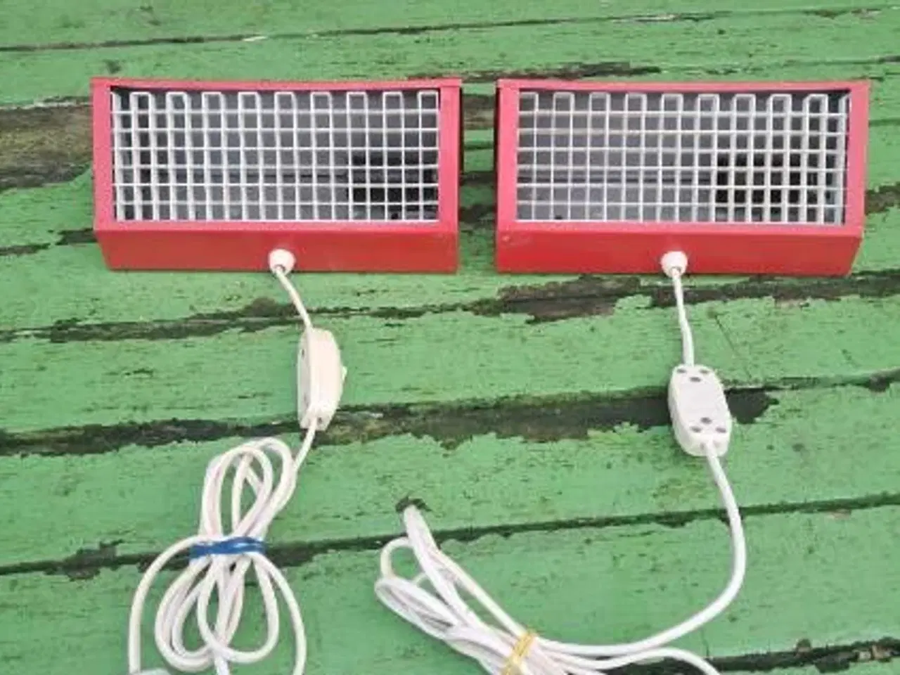 Billede 5 - Elidus to flotte røde retro væglamper