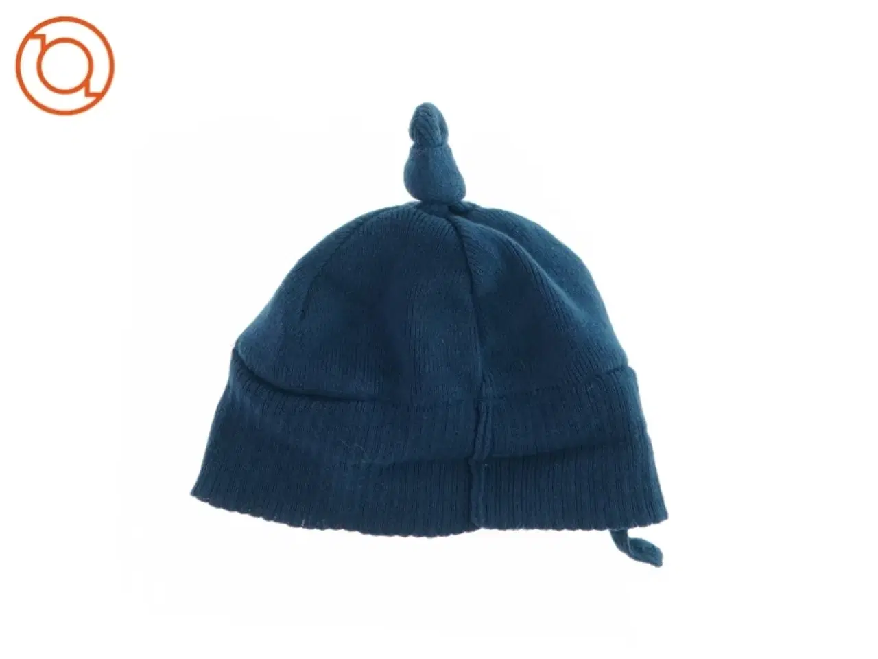 Billede 1 - Blå tophue til baby (str. 1-2 mdr.)