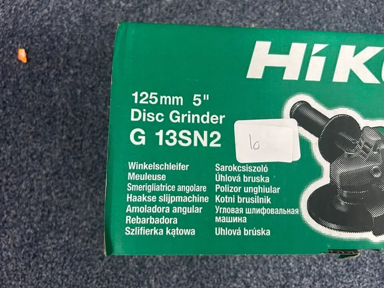 Billede 2 - Vinkelsliber HIKOKI G 13SN2 med klinger