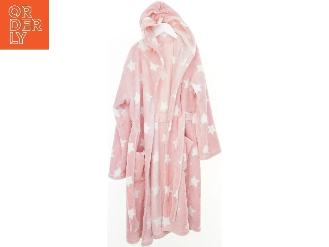 Billede 1 - Lyserød badekåbe med hvide stjerner fra George (str. 164)