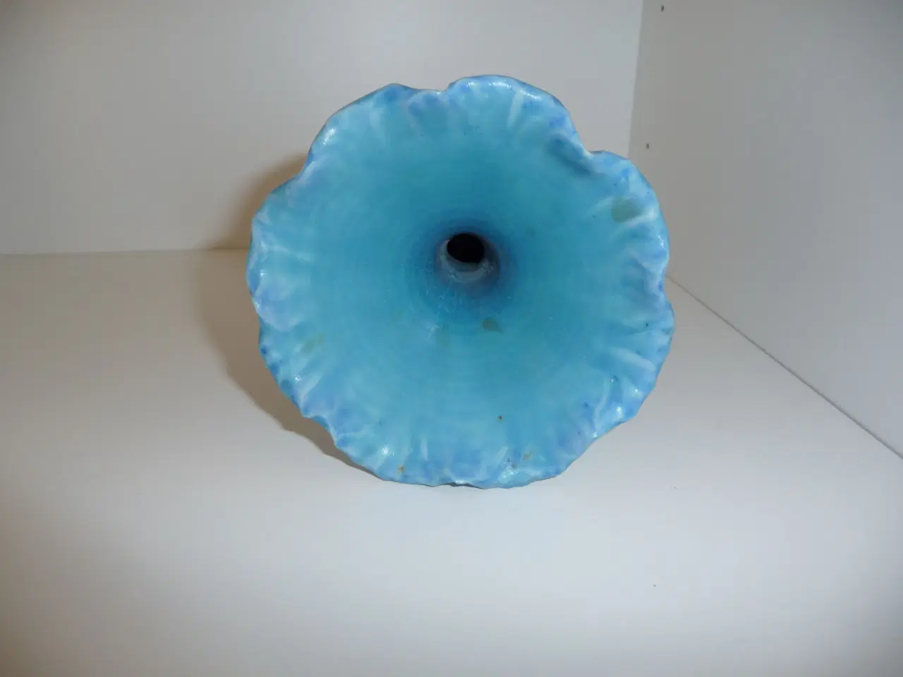 Billede 3 - blå keramik vase fra Visby