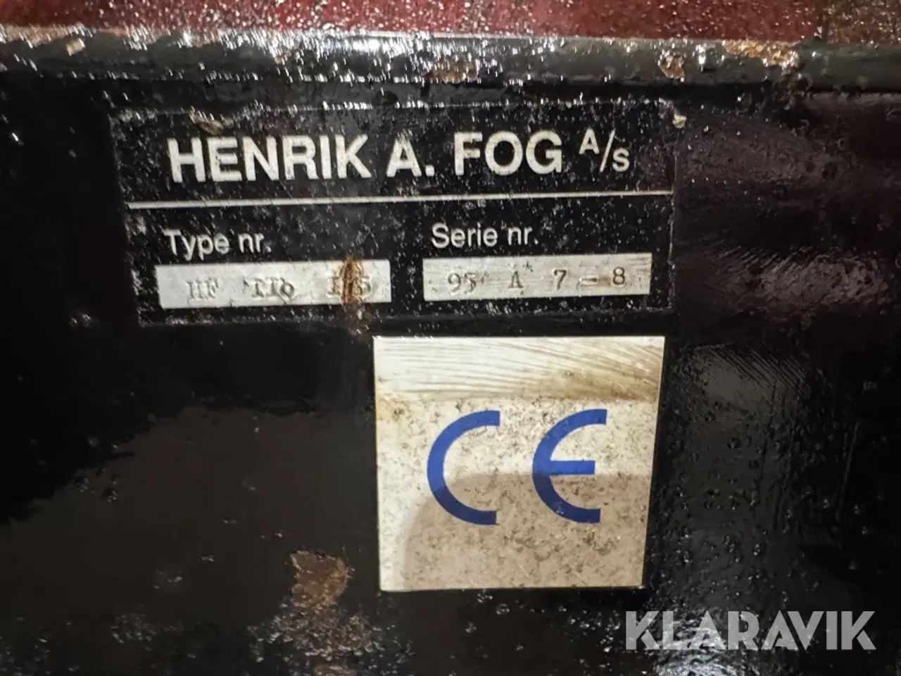 Billede 5 - Sneplov Henrik A. Fog HF IIO