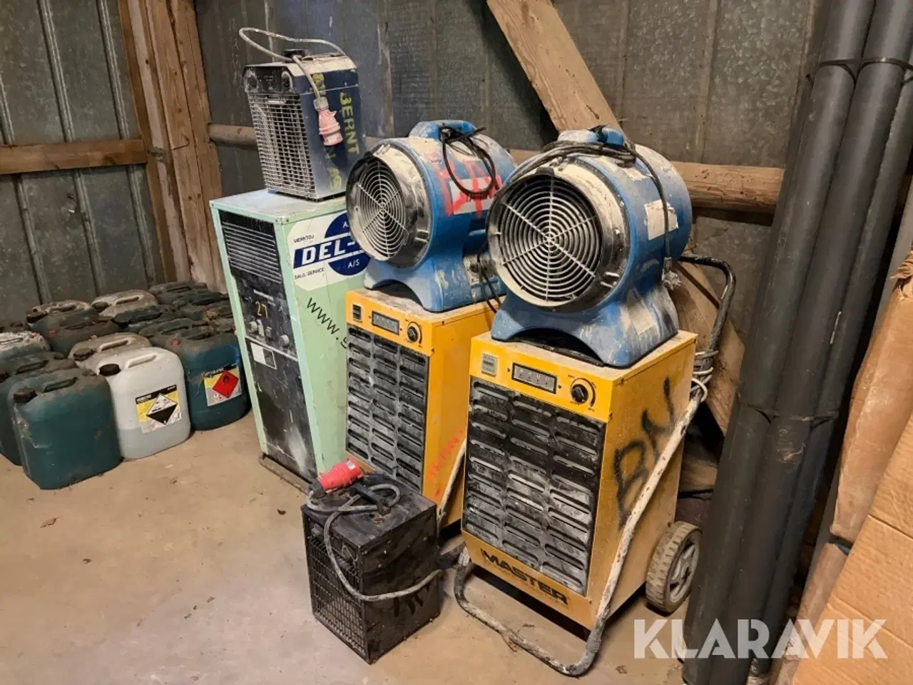 Billede 10 - Lot med ventilatorer og affugtere Master / Staring
