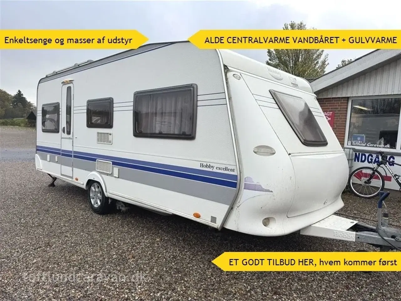 Billede 1 - 2008 - Hobby Excellent 540 UL   ALDE CENTRAL-VARME + GULVVARME + MOVER. m/ENKELTSENGE. TILBUD - hvem kommer først ?