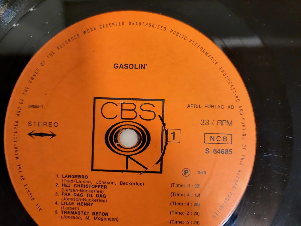 Billede 2 - Gasolin 1 LP signeret