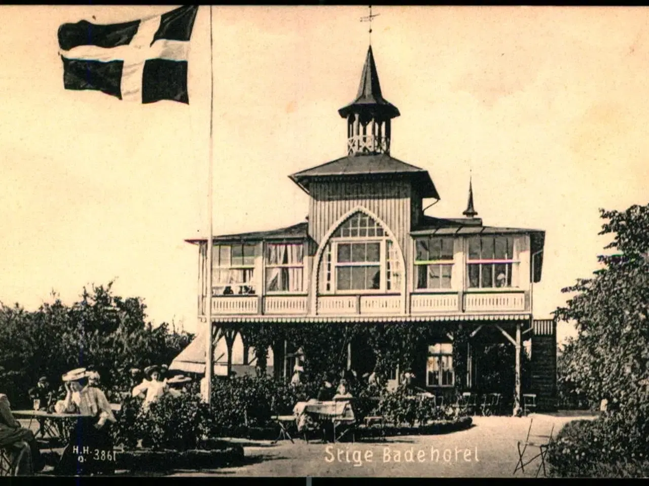 Billede 1 - Stige Badehotel - H.H.O. 3861 - Brugt
