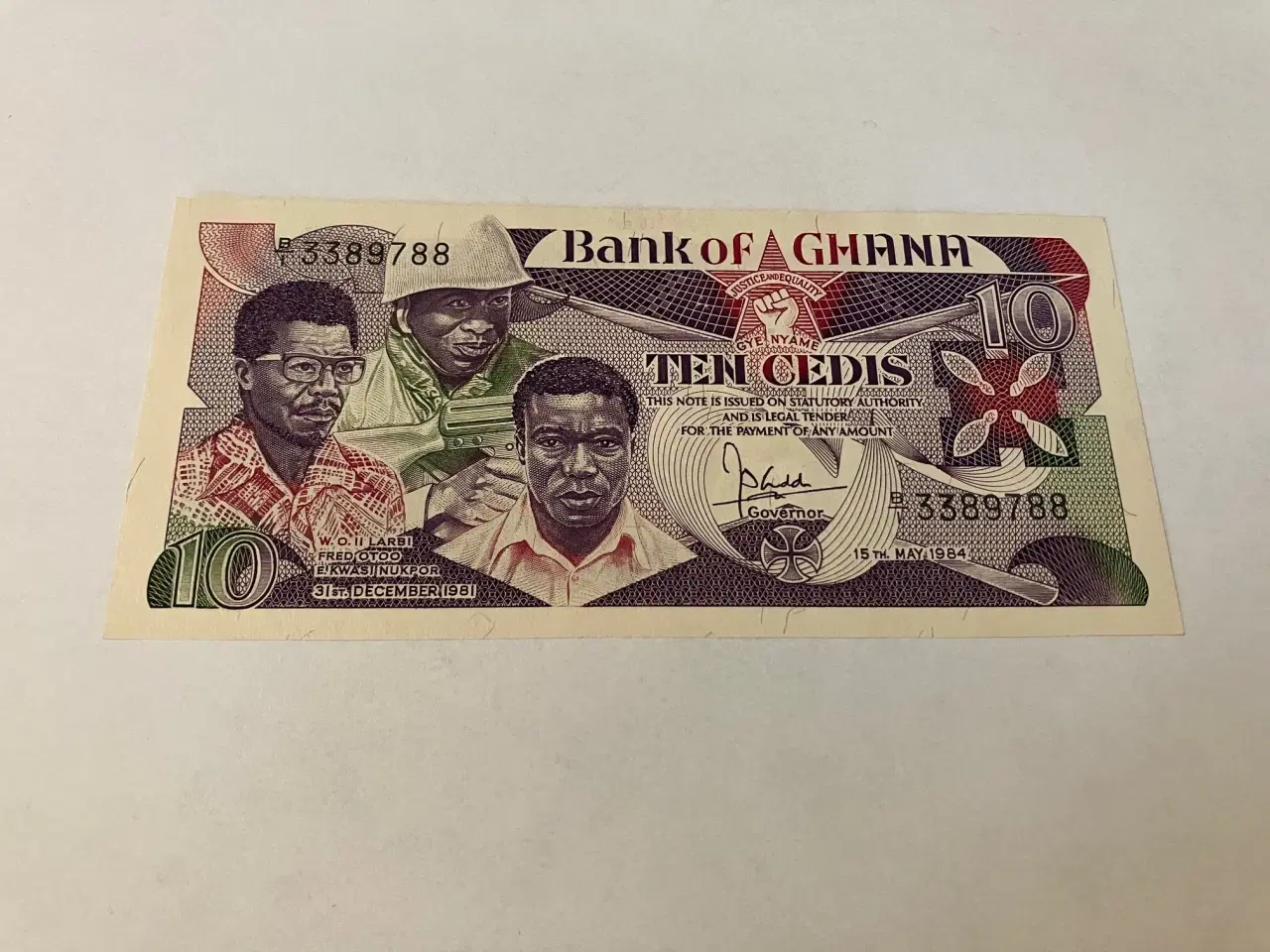 Billede 1 - 10 Cedis Ghana 1984