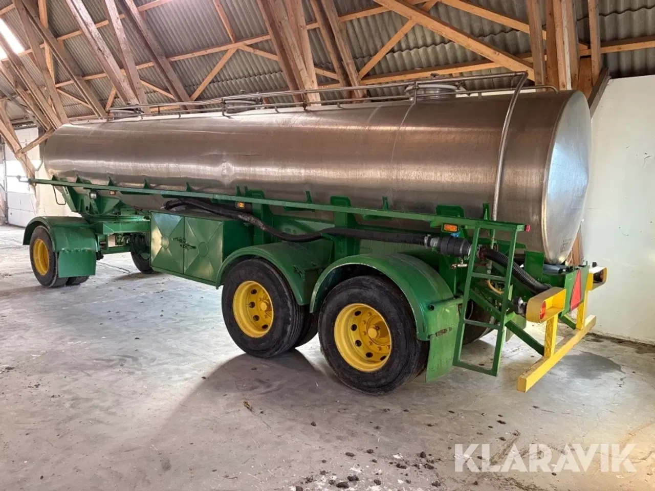 Billede 3 - Galvaniseret vandvogn 3-akslet