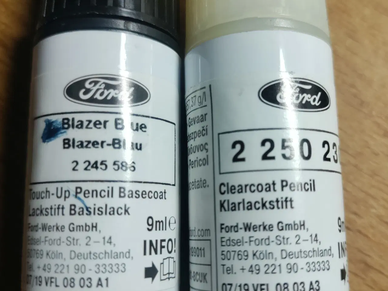 Billede 3 - ford org lakstift + lak blazer blue