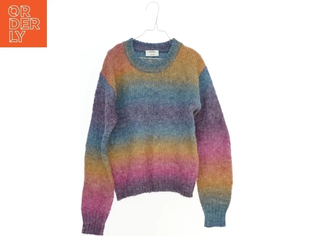 Billede 1 - Strikket sweater med flerfarvet design fra D-XEL (str. 164)