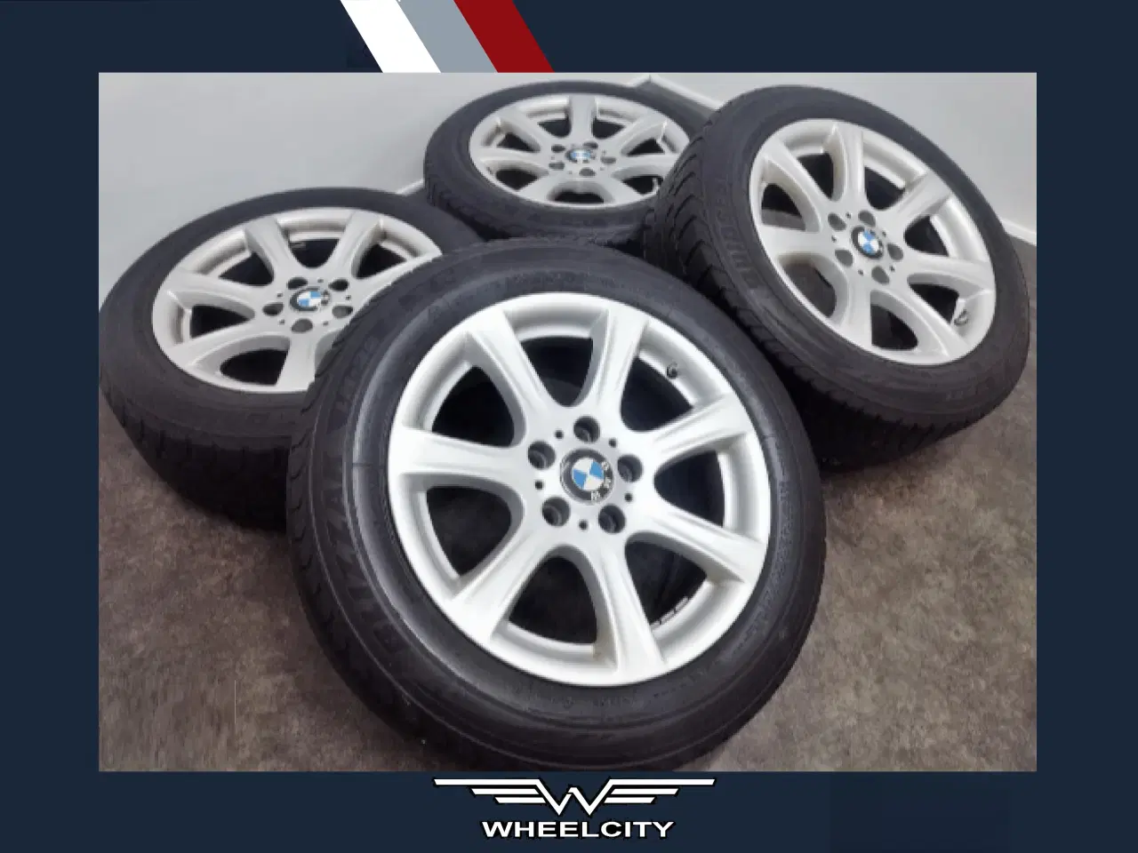Billede 1 - 5x120 17" ET34 BMW Style-394 vintersæt inkl.TPMS