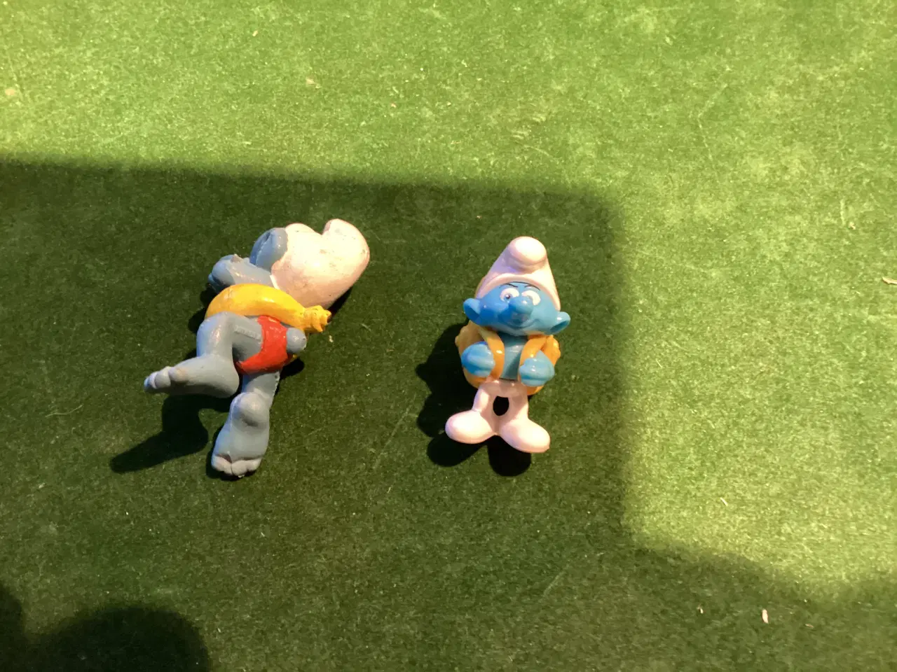 Billede 10 - Smølfer- bamse samt 6 små smølfefigurer