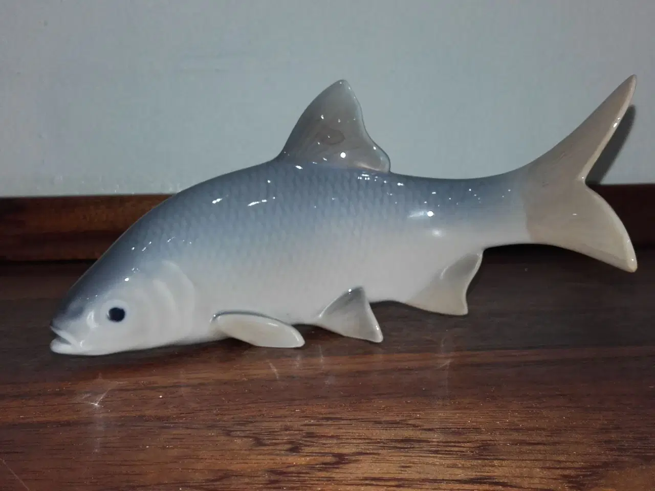 Billede 1 - Porcelænsfigur af Ruskalle fisk