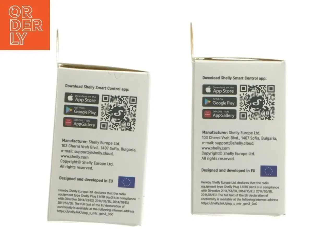 Billede 3 - 2 stk. Shelly Plug S Smart Wi-Fi og Bluetooth stik fra Shelly (str. 7,5x5,5x5 cm)