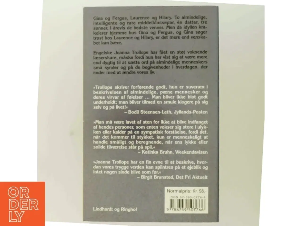 Billede 3 - De bedste venner af Joanna Trollope (Bog)