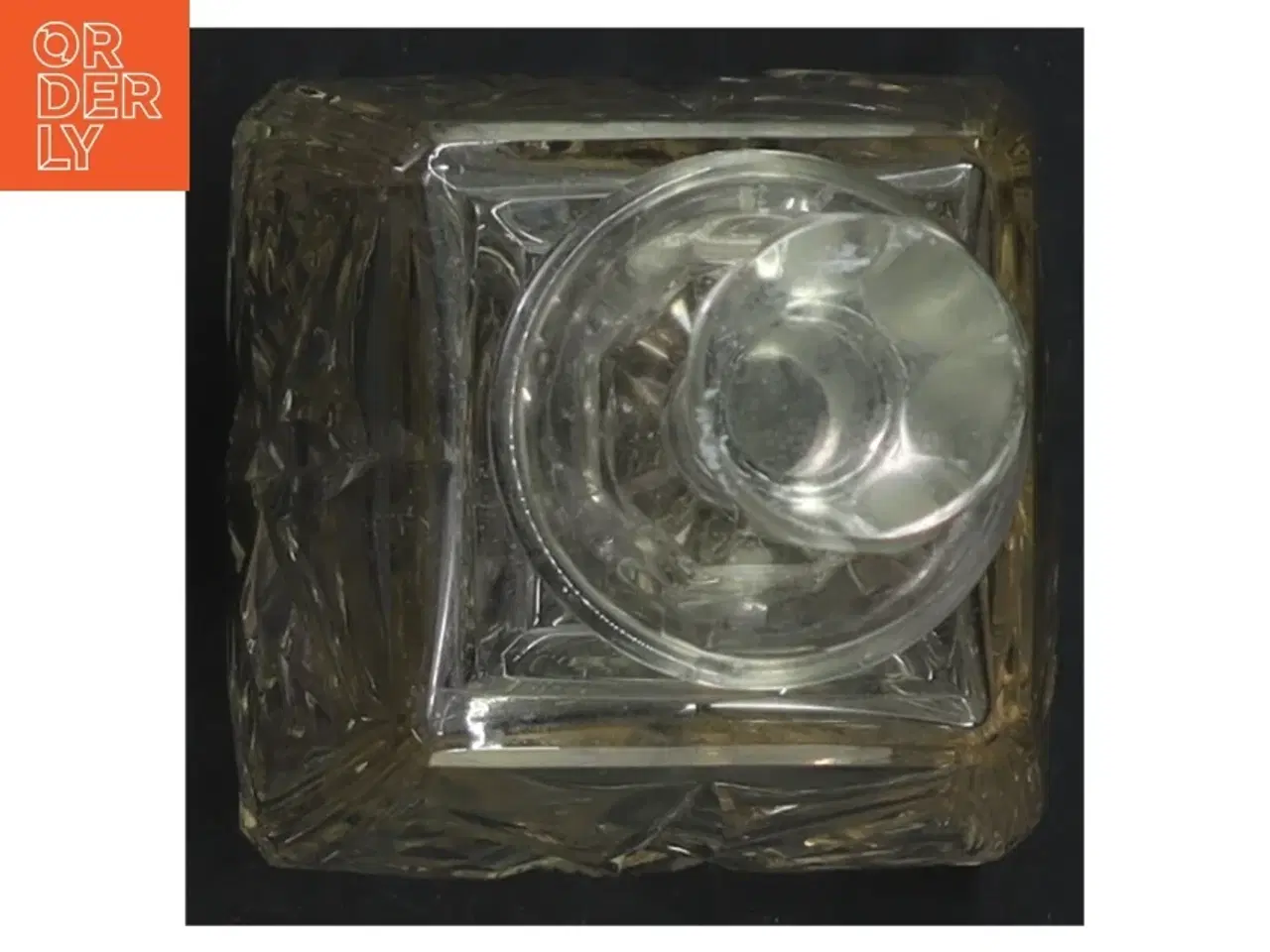 Billede 4 - Gl. Glaskaraffel (str. H. 16,5 cm. 6,5 x 6,5 cm)