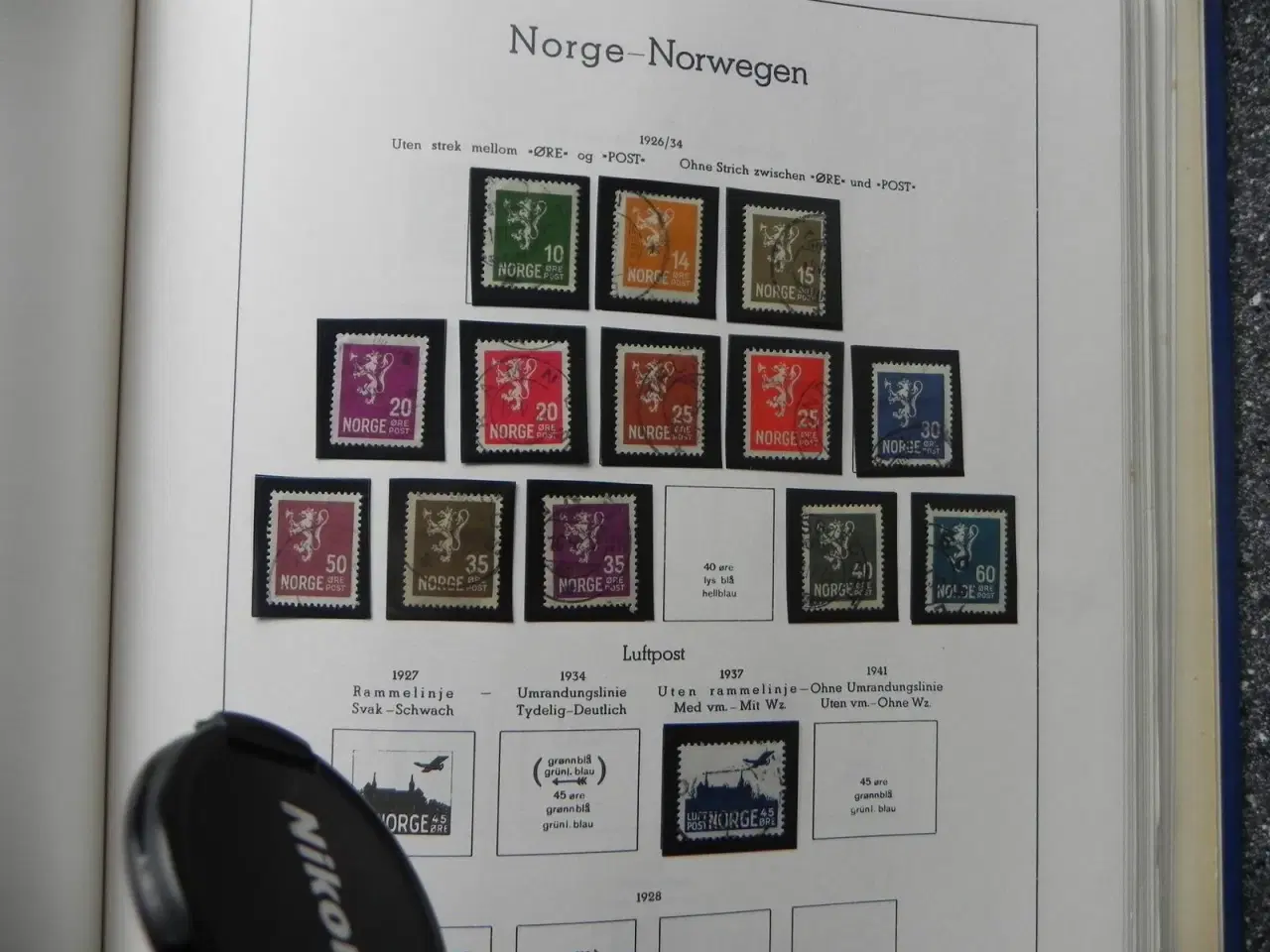 Billede 2 - Norge - stemplet samling