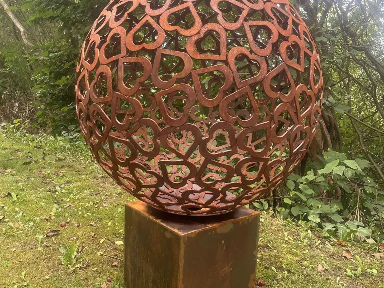 Billede 1 - Corten højbed/bålsted/kunst