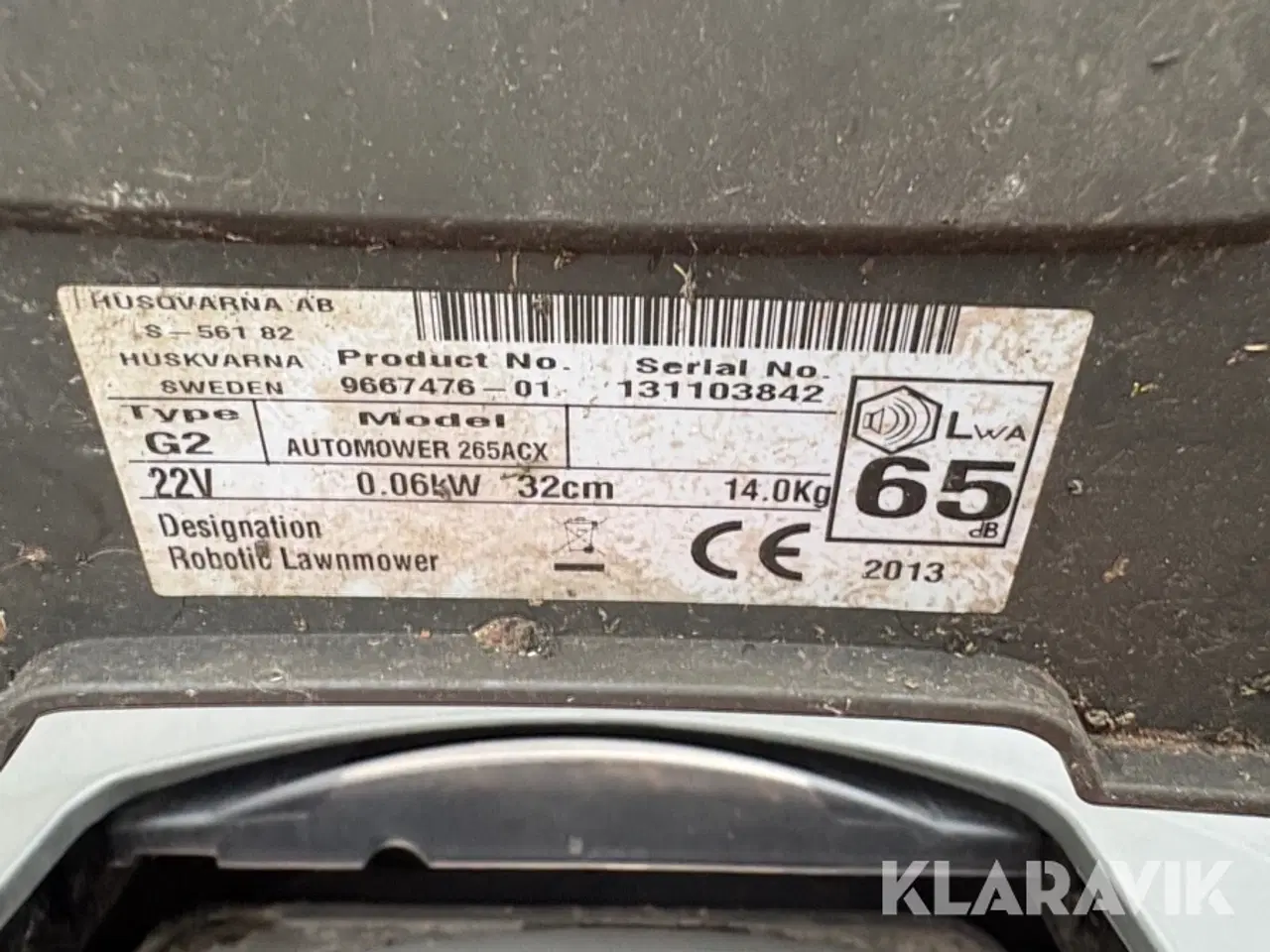 Billede 10 - Robotplæneklipper Husqvarna 265 ACX