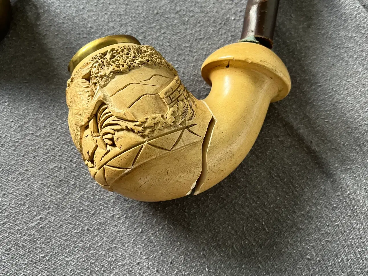 Billede 4 - 2 ældre piber med ophæng