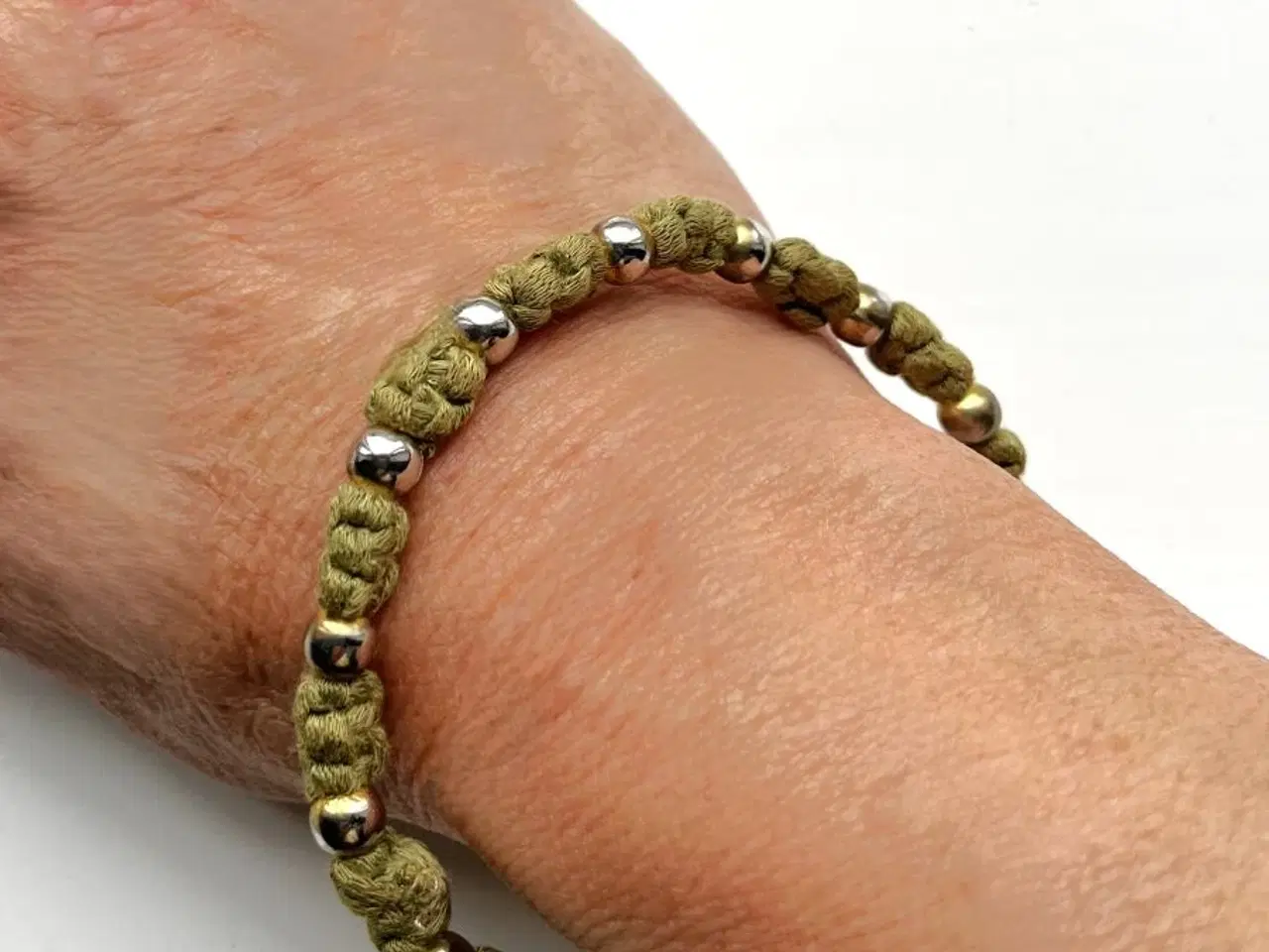 Billede 1 - Knyttet armbånd / bangle / armring