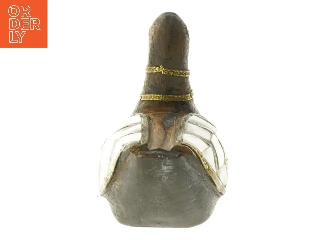 Billede 4 - Figur af and I Perlemor,  Træ og Metal (str. 14 x 6 cm)