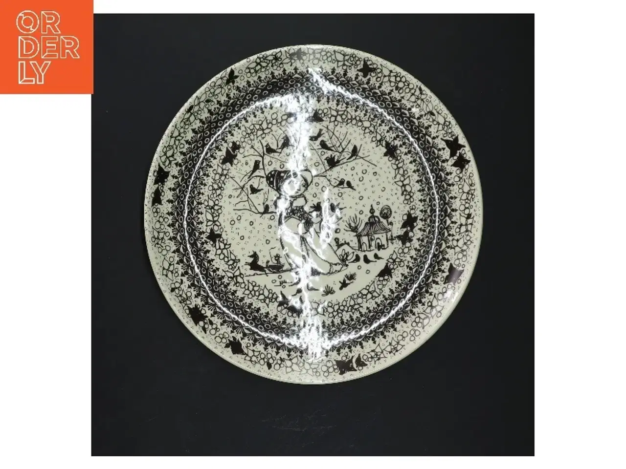 Billede 1 - Bjørn Wiinblad platte  Ø 22 cm fra Nymolle (str. Ø 22 cm)