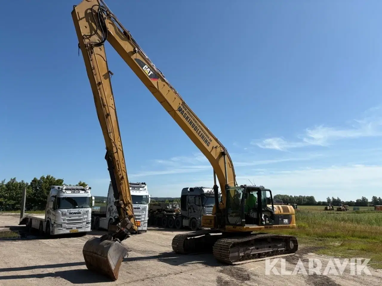 Billede 1 - Gravemaskine Caterpillar 329D Long Reach