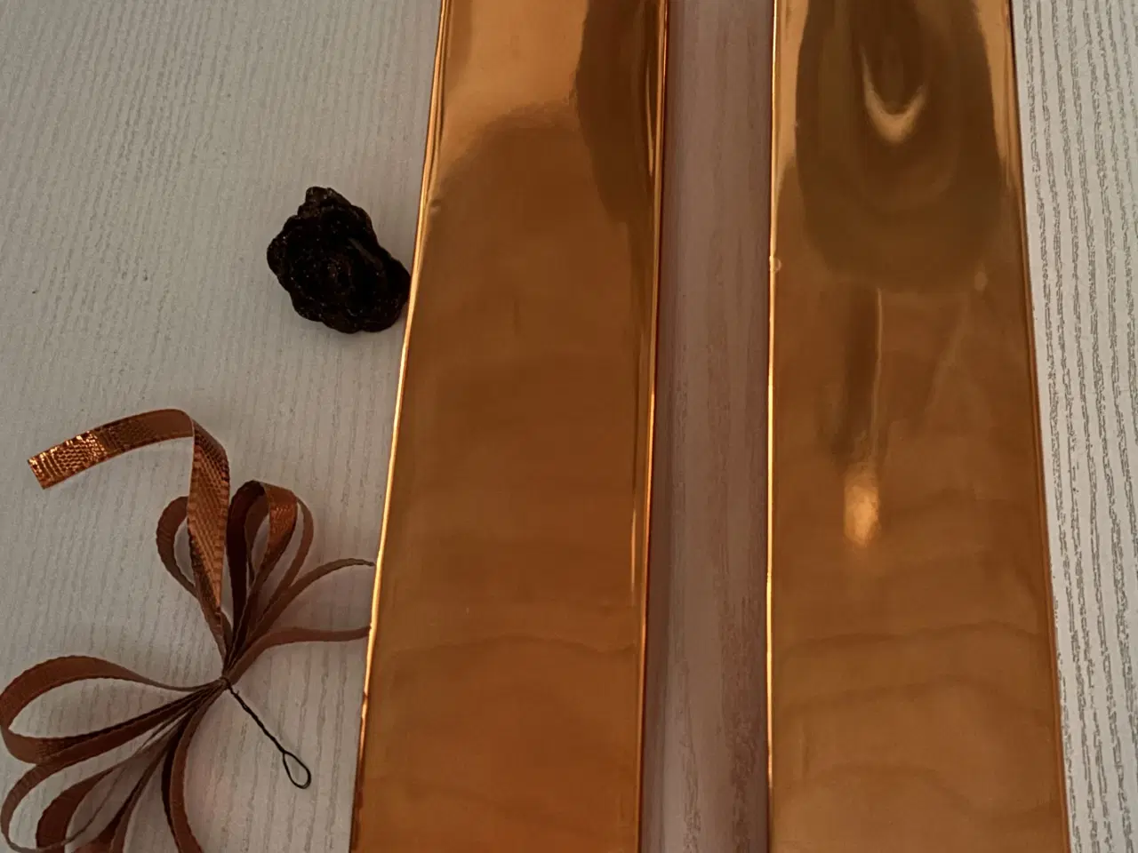 Billede 3 - Vaser kobberfarvede