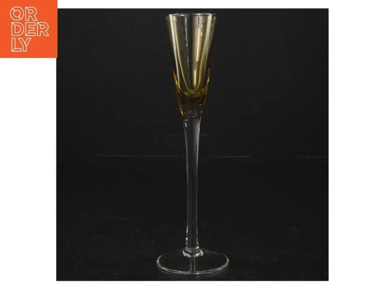 Billede 3 - Farvede snaps/likørglas, 6 stykker, farvet (str. 18 cm. 6 stykker)