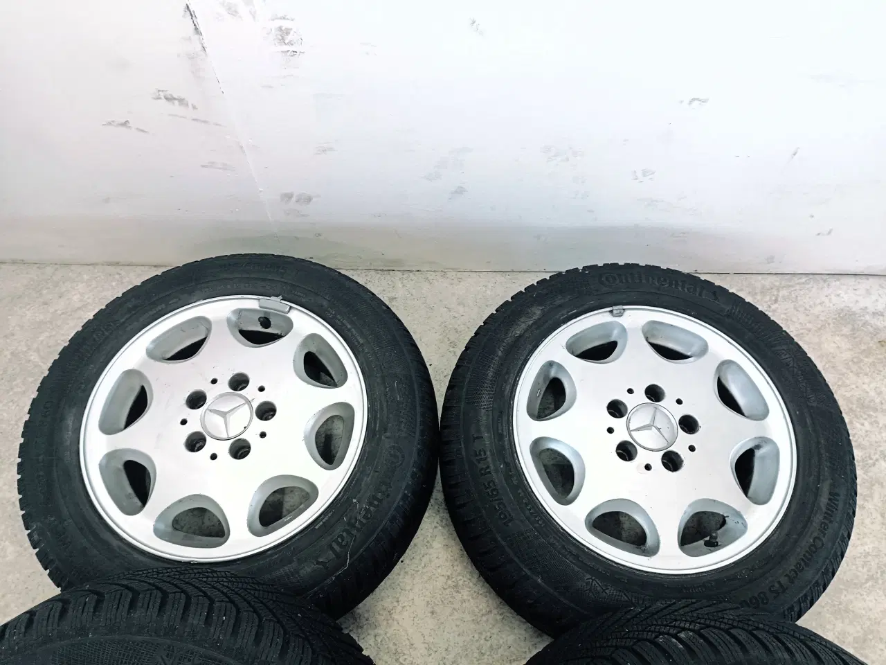 Billede 4 - 5x112 15" ET42 nav 66,6ø MERCEDES vintersæt År.:19