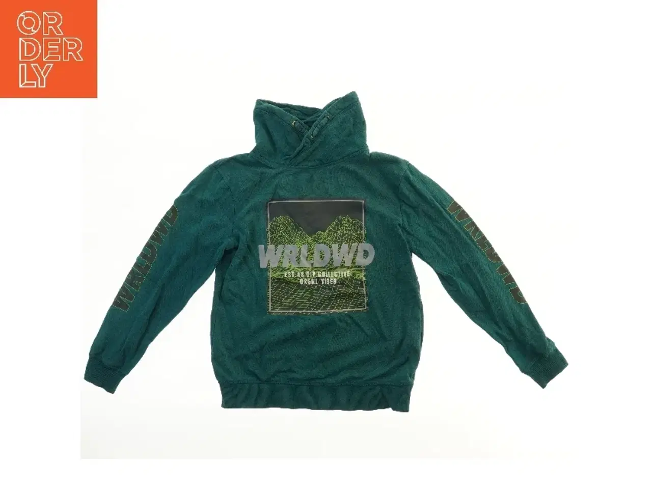 Billede 1 - Hættetrøje med grafisk design fra H&M (str. 152)