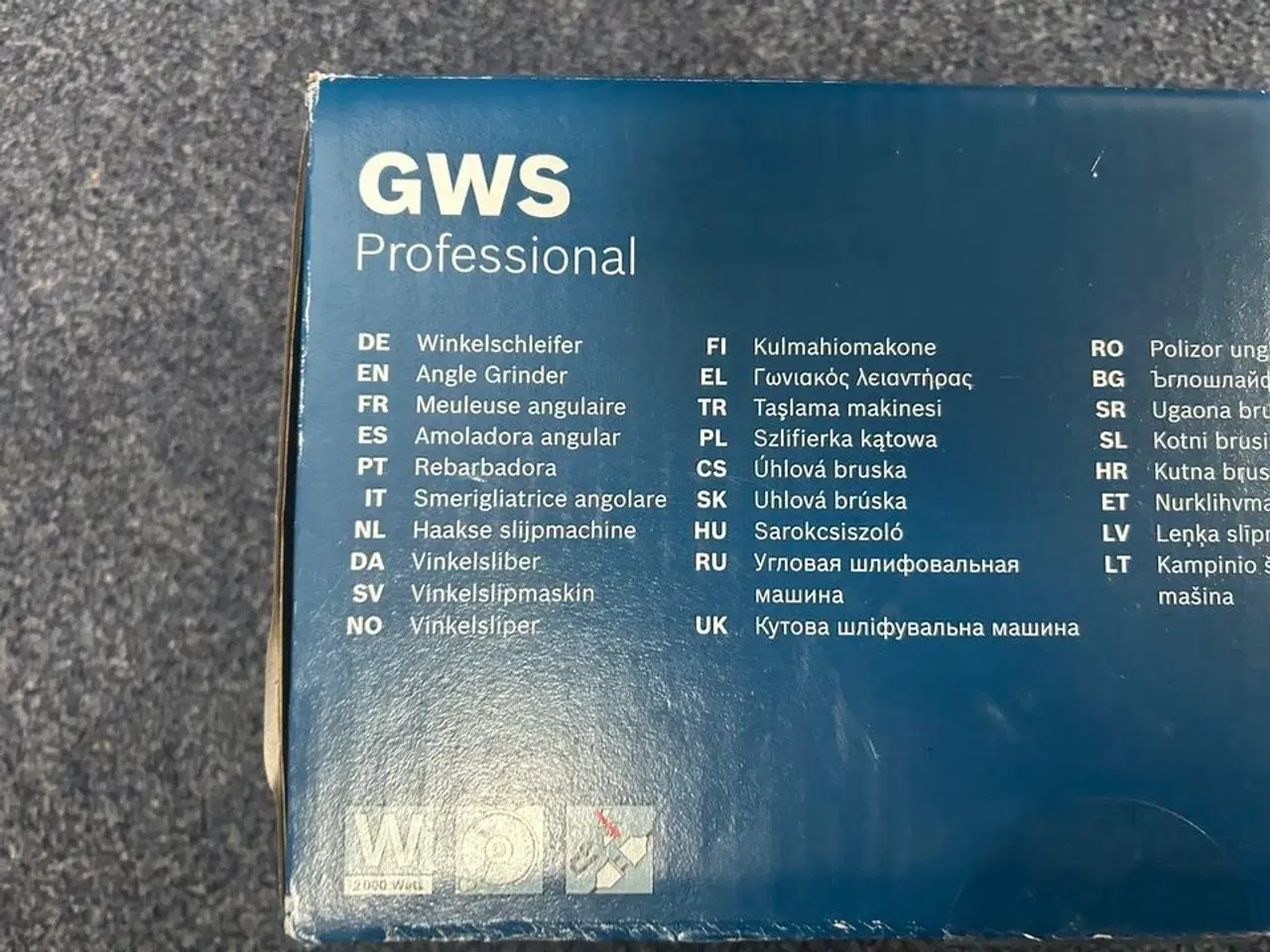 Billede 2 - Vinkelsliber BOSCH GWS PROFESSIONAL