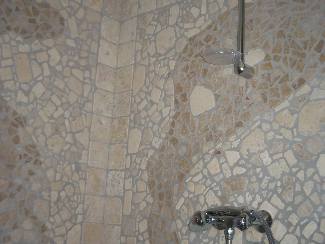 Billede 4 - Mosaik, Travertin fliser,