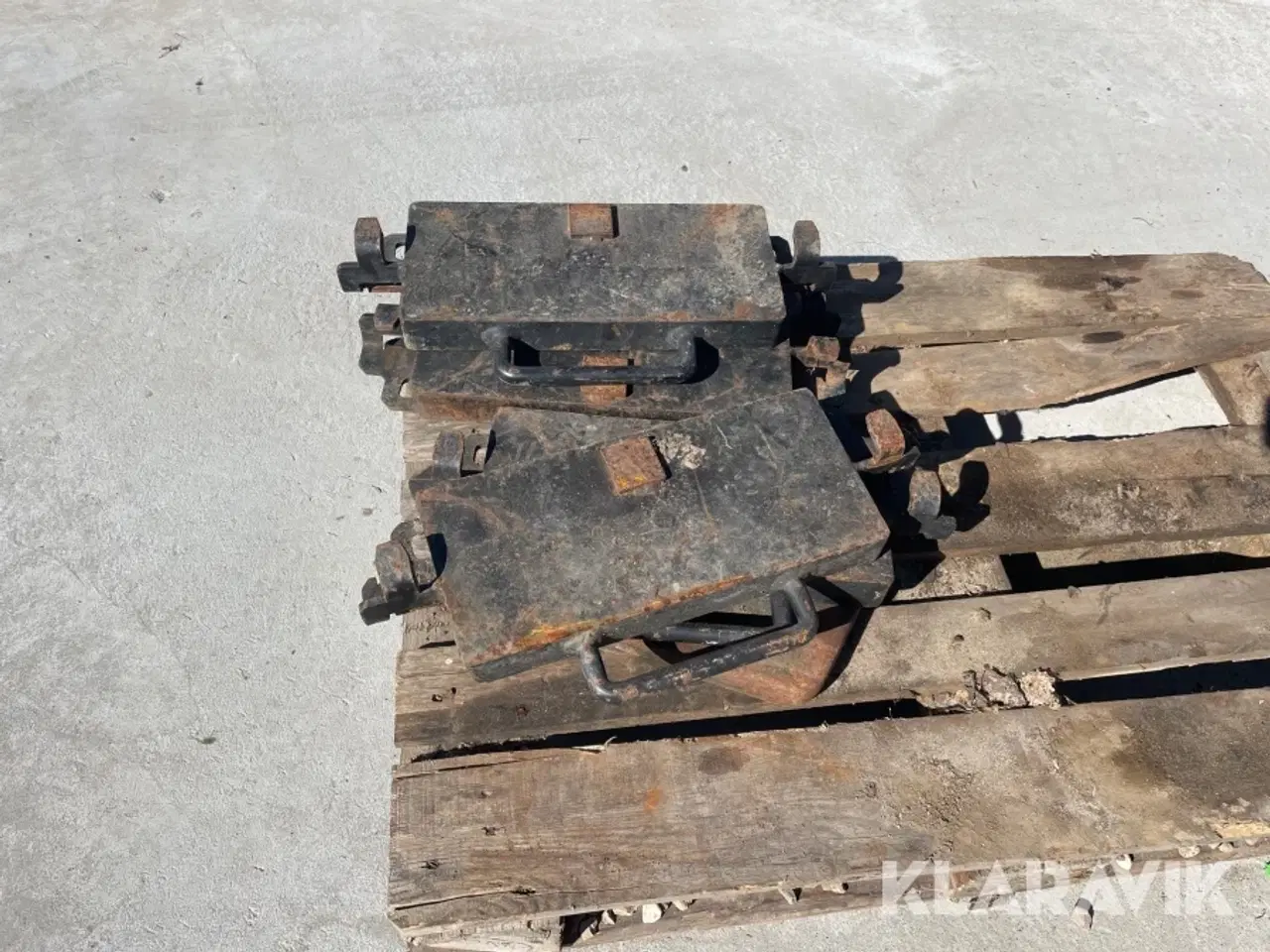 Billede 6 - Vægtklodser til Avant minilæsser 5 styk